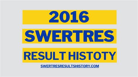 swertres result june 2016 gidapp|Swertres Result History 2016 Download PDF .